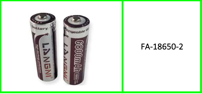 Lithium Battery 18650 6800mAh x 2