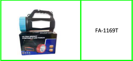 Solar Powered Ultra Bright Portable  LED Torch