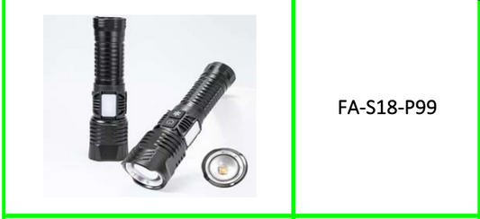 High Power Rechargeable LED  Flashlight