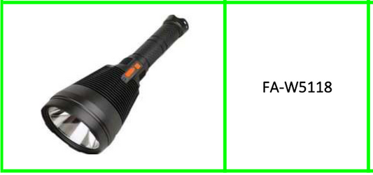High Intensity LED 8000mAh TYPE-C  Rechargeable Flashlight