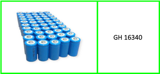 1400mah Rechargeable Lithium Battery  Point Head 3.7V Pack Of 50