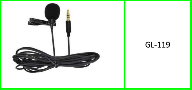 Mini Lavalier Microphone 3.5mm Jack  Microphone