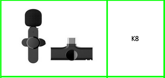 Wireless Lavalier Portable Audio Video  Recording Mini Microphone