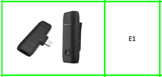 Wireless Lapel Microphone IOS  Lightning