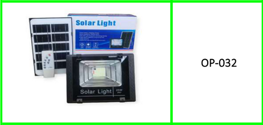 Oroku Power Solar Powered Floodlight  With Remote Control 300W