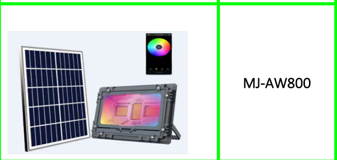 800W Solar Flood RGB Light