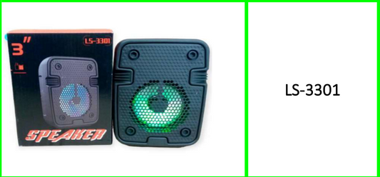 Bluetooth Speaker with USB, Micro SD  Slot + Aux & FM Radio 3″