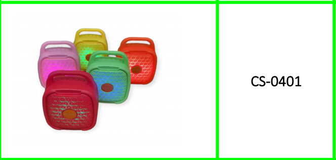 Bluetooth RGB Multimedia Speaker  With USB & Micro SD Card Playback FM  Radio 4″