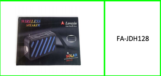 Solar Panel Bluetooth Compatible  Stereo Music Speaker