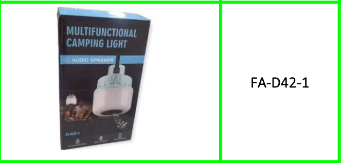 Multifunctional Audio Speaker Light