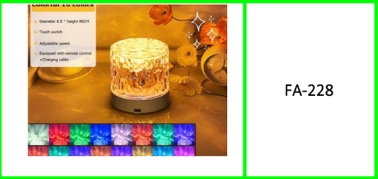 Dynamics Water Ripple RGB LED Music  Decorative Light With Remote Control