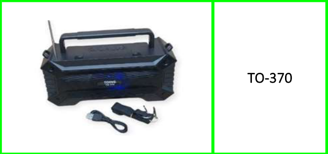 Toing 10W Solar Powered Bluetooth  Speaker Built In Microphone,1500Mah  Battery