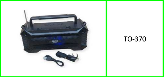 Toing 10W Solar Powered Bluetooth  Speaker Built In Microphone,1500Mah  Battery