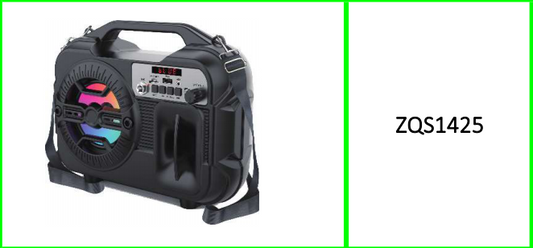 TWS RGB 12W Bluetooth Speaker with  FM Radio and Easy Carry Handle  1500mah