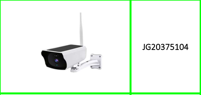 VT1-W Solar Powered Wifi Surveillance  Camera V380 Pro App