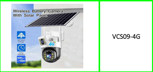4G Solar Powered Outdoor CCTV  Wireless Surveillance Camera V380 Pro  App