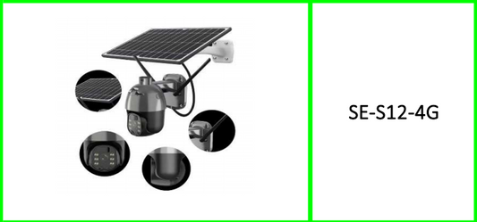 4G Solar Powered Outdoor Surveillance  PTZ Camera Ubox App