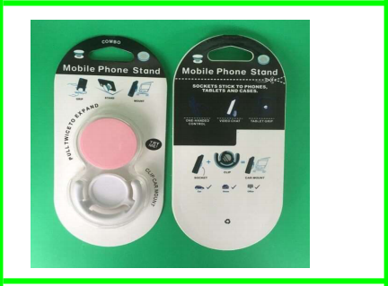 Phone Holder With Car “Pop socket”  Hook Finger Grip For All Phones