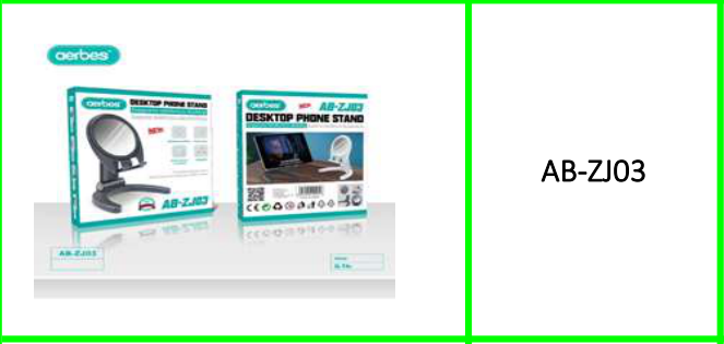 Aerbes Desktop Foldable Cell Phone  Holder