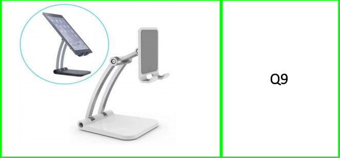 Aluminum Adjustable Flodable Phone  Tablet Stand Holder Universal Cell  Phone Desktop Support Mount