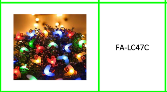 Solar Powered LED Bees Fairy Light 5M  RGB