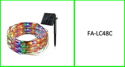 Solar Powered RGB Copper Wire Fairy  Light 200 LED 20M