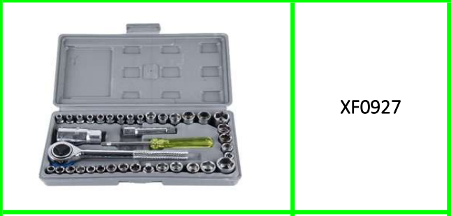 Aiwa Combination Socket Wrench Set  40pcs