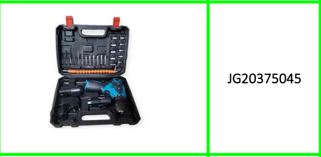 Jiageng Electric Drill With 2 x 12V  4500mah Battery