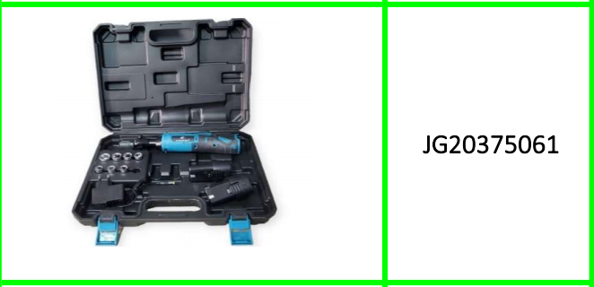 Jiageng Cordless Electric Ratchet  Wrench With 2 x 12V 4500mah Battery