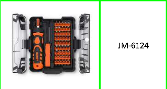 Jakemy Portable Ratchet Handle  Screwdriver Set Tool Kit