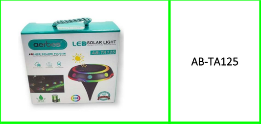 Aerbes RGB LED Solar Power Ground  Lights