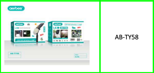 Aerbes Solar Powered Wall & Spike  Lamp with Remote Control