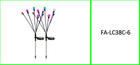 Solar Powered Starburst Swing  Outdoor RGB Bulb Garden Light