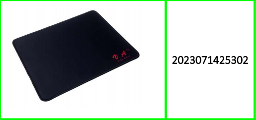 VA Mouse Pad 25 x 30  x 2cm