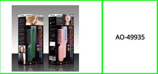 Aorlis Rechargeable Portable Ceramic  Heated Comb Iron