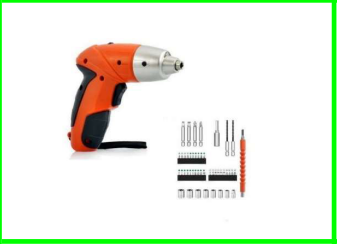 Electric Cordless Screwdriver Drill Set