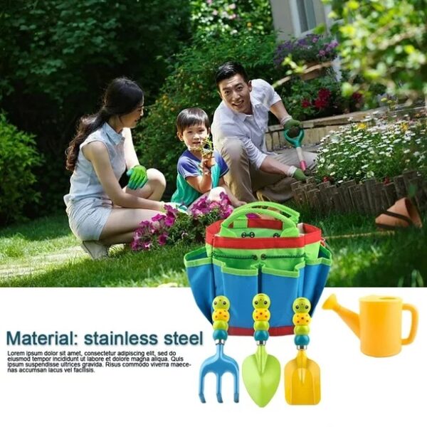 Caterpillar Shaped Children's Gardening Tool Set 5 In 1