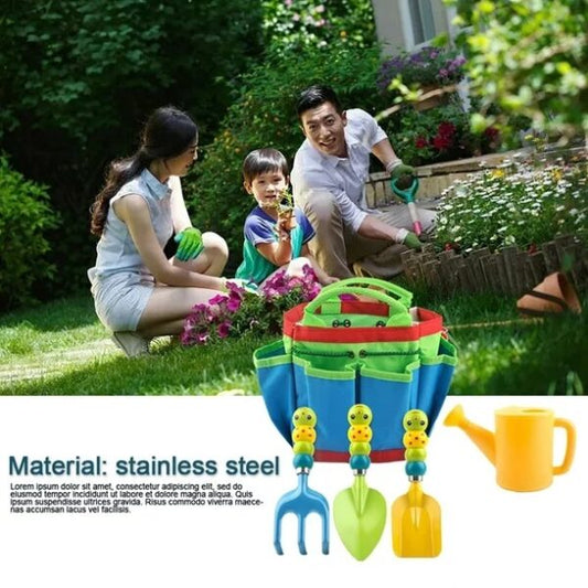 Caterpillar Shaped Children's Gardening Tool Set 5 In 1
