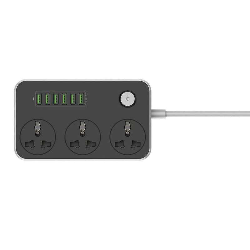 CX-T05-W Multi-Port Fast Digital Charging Plug
