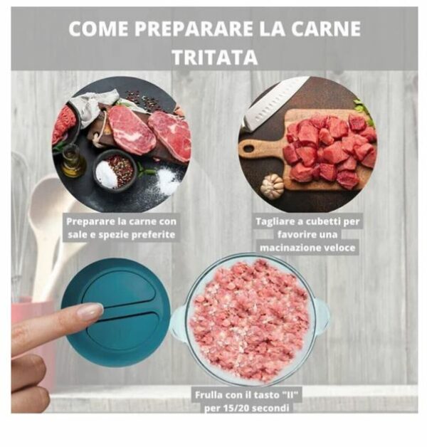 Aorlis AO-78205 Multifunctional 300W Electric Food Grinder 3l