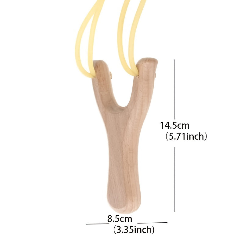4pcs Wooden Slingshot for Adults & Youth   Durable Outdoor Hunting Catapult with Ergonomic Grip  Lightweight & Portable Design for Hunting  Target Practice  and Outdoor Games  Hunting Accessories  Natural Wood Finish  Sturdy Construction  Youth Hunting Ge