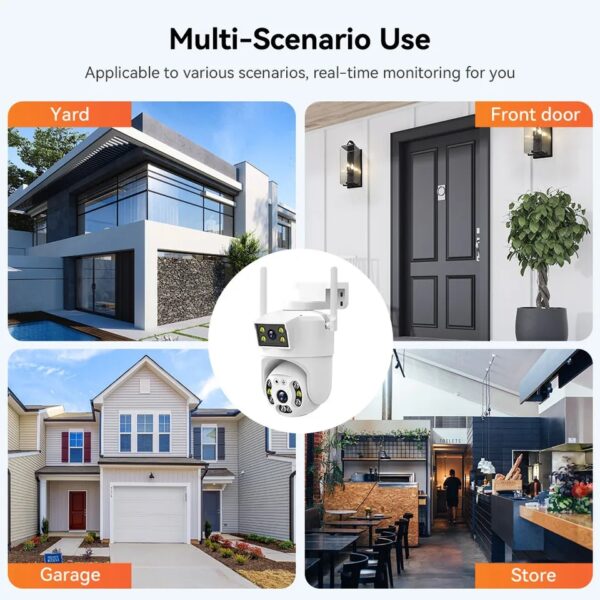 VRT-SC06-4G PTZ Waterproof Surveillance Camera V380 Pro App