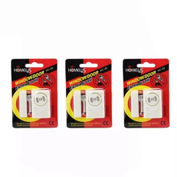 XF0533 MC06-1 HOMELUS Wireless Magnetic Sensor Window Door Entry Alarm System