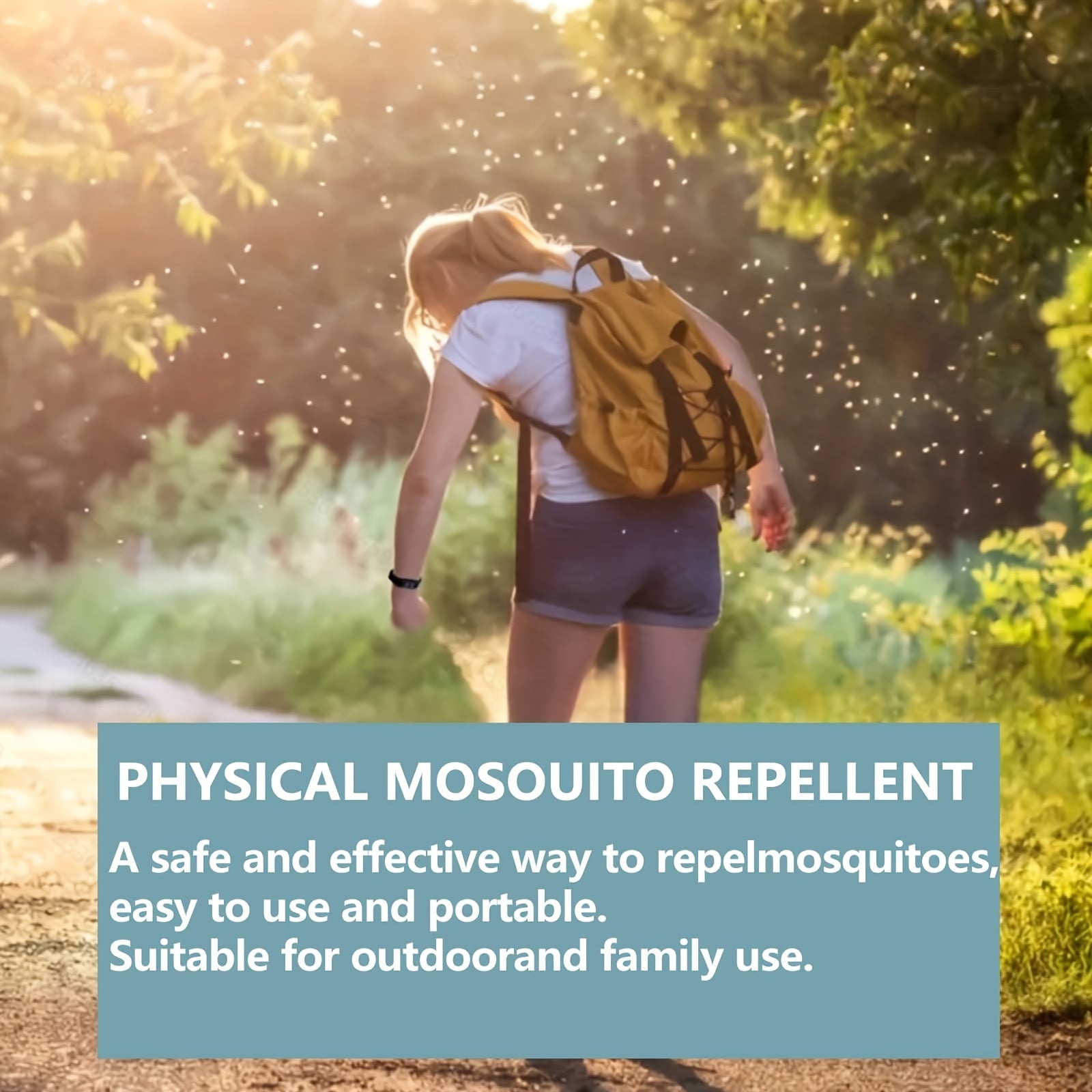 6pcs/set Adjustable Mosquito Repellent Wristband with Watch   Dual Mode for Outdoor & Indoor Use  Silicone Fabric with Copper Coil Technology  Stylish Minimalist Design  Indoor Pest Control  Sleek Bracelet Style  Durable Silicone Band