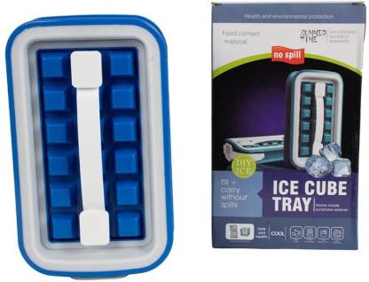 Blue Silicone Ice Cube Tray