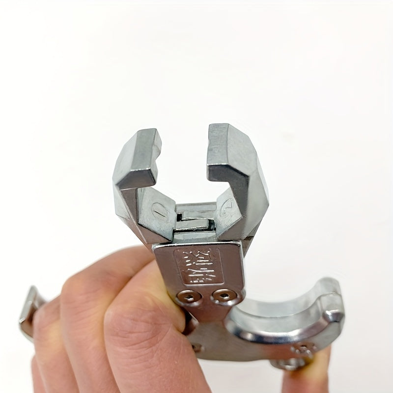 1pc PIAOYU Heavy Duty Adjustable Thumb Slingshot Release with Fishing Fork   Adjustable Lever  Compatible with most Slingshots  for Hunting  Target Shooting  Outdoor Training   Ideal for Adults & Beginners  Hunting Equipment  Sleek Metallic Finish  Ergono