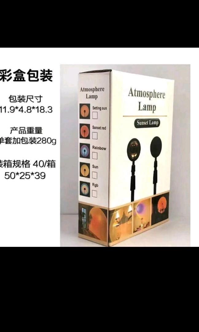 Background Ambient Light Mini Lamp Rainbow Lights Sunset Glow Lamp Led Decorative Night Lights,   Romantic Decor Home Decor