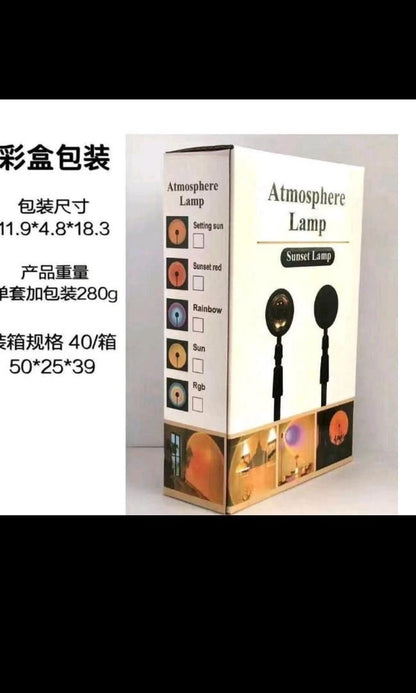 Background Ambient Light Mini Lamp Rainbow Lights Sunset Glow Lamp Led Decorative Night Lights,   Romantic Decor Home Decor