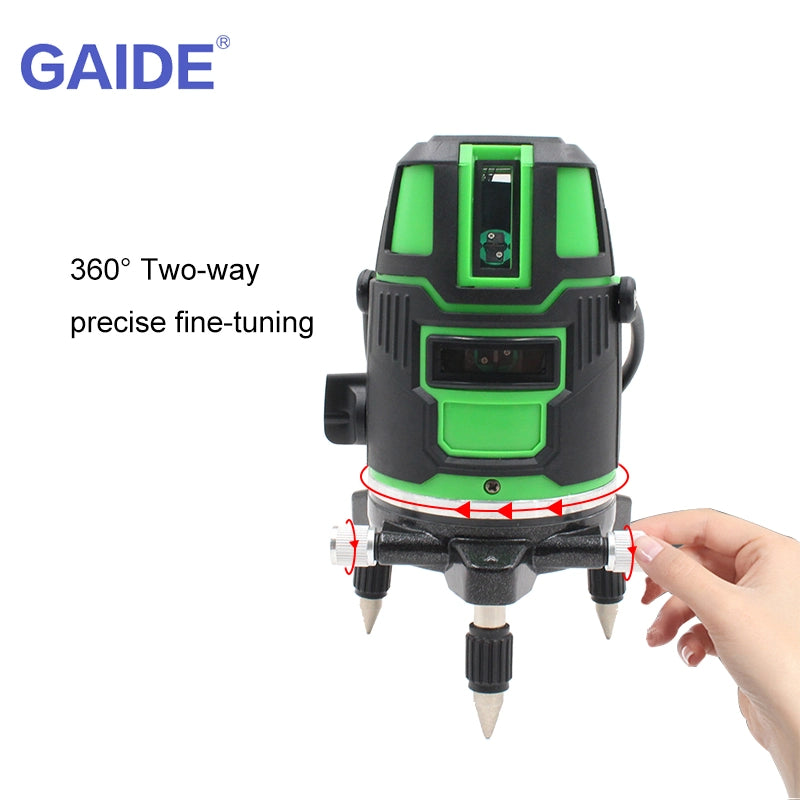 360 Self-Leveling Rotary Laser Level Green Cross Line