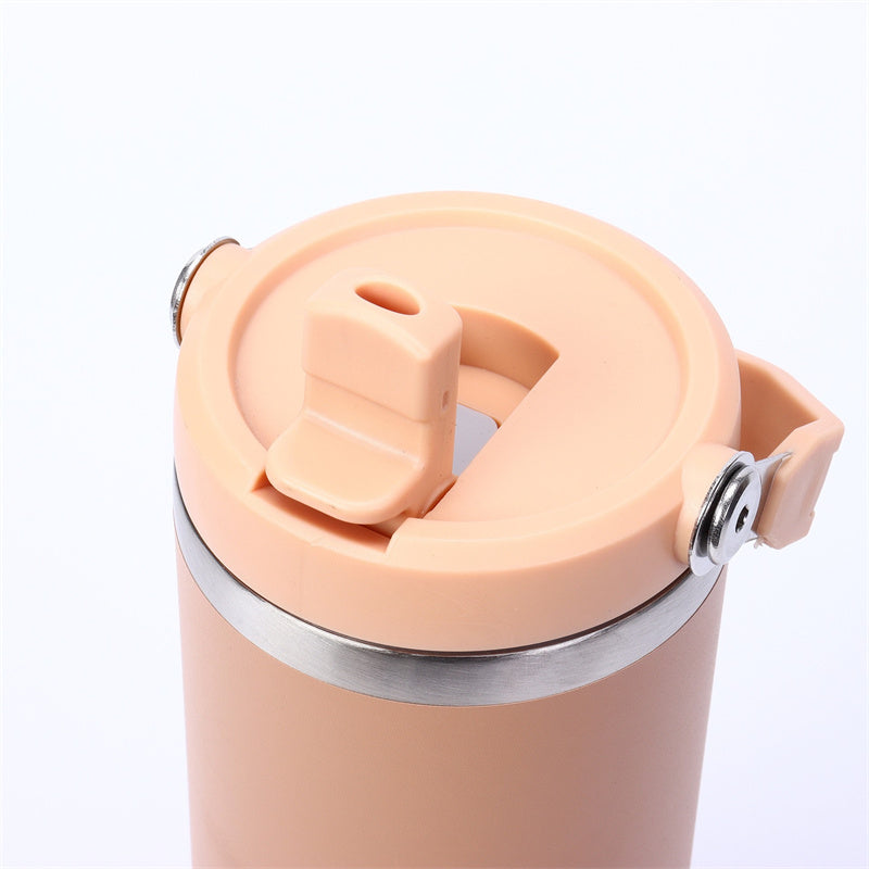 Stainless Steel Insulated Cup Cold Coffee Cup Car Straw Car Cup